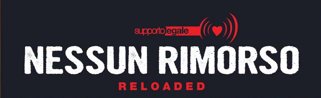 Banner antologia a fumetti Nessun Rimorso Reloaded Genova 2001-2026