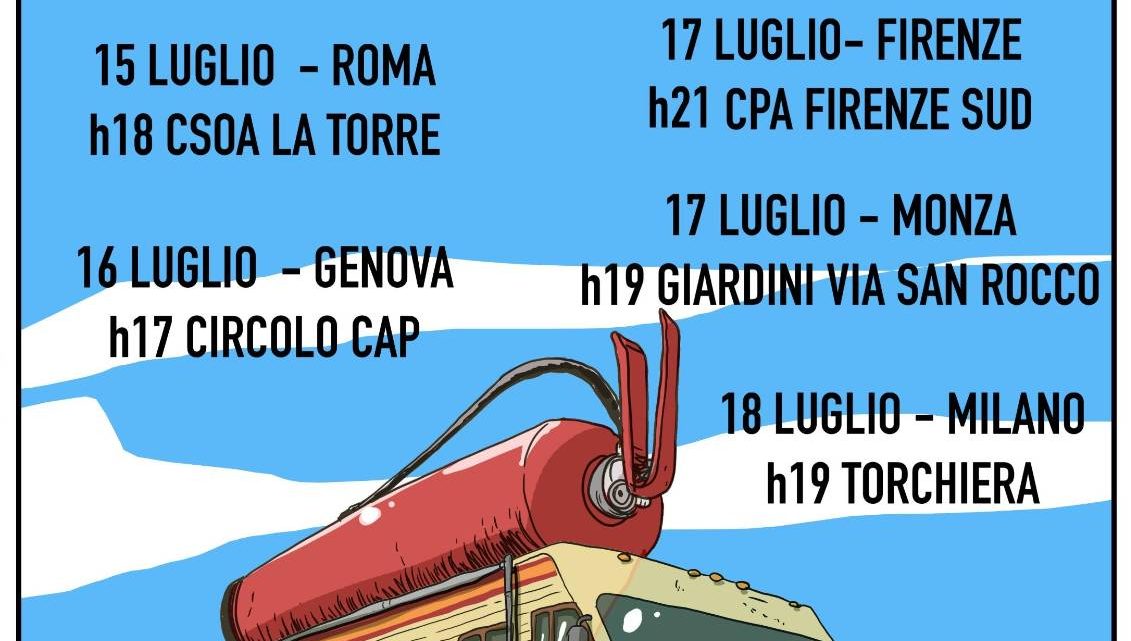 Nessun Rimorso Reloaded – SupportoLegale + FreeAllAntifas in Tour